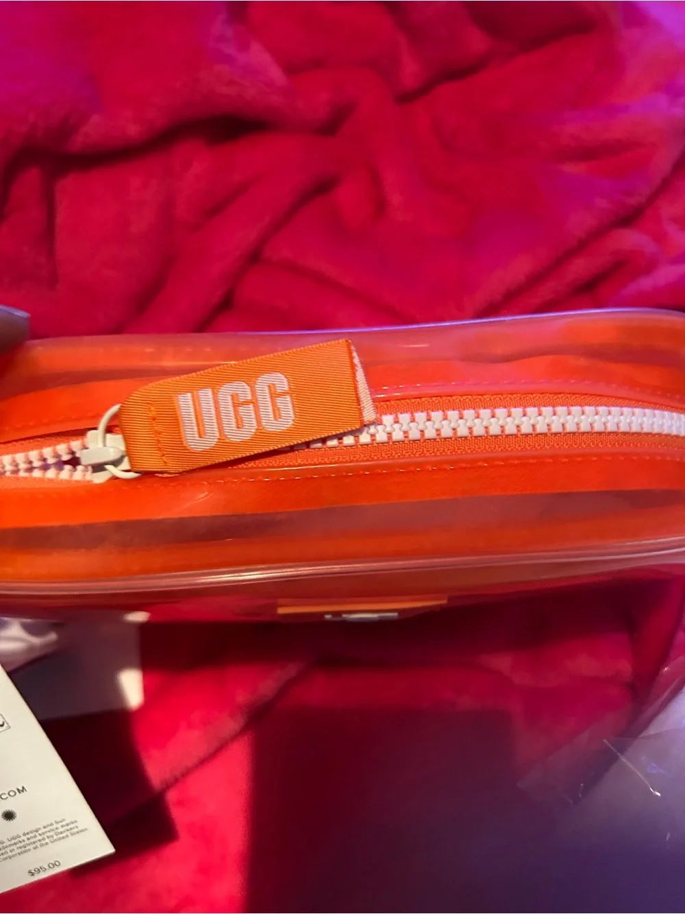 UGG clear orange
